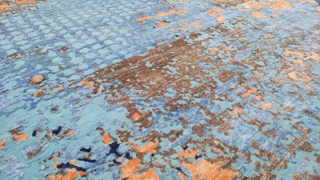 contemporary handmade area rug