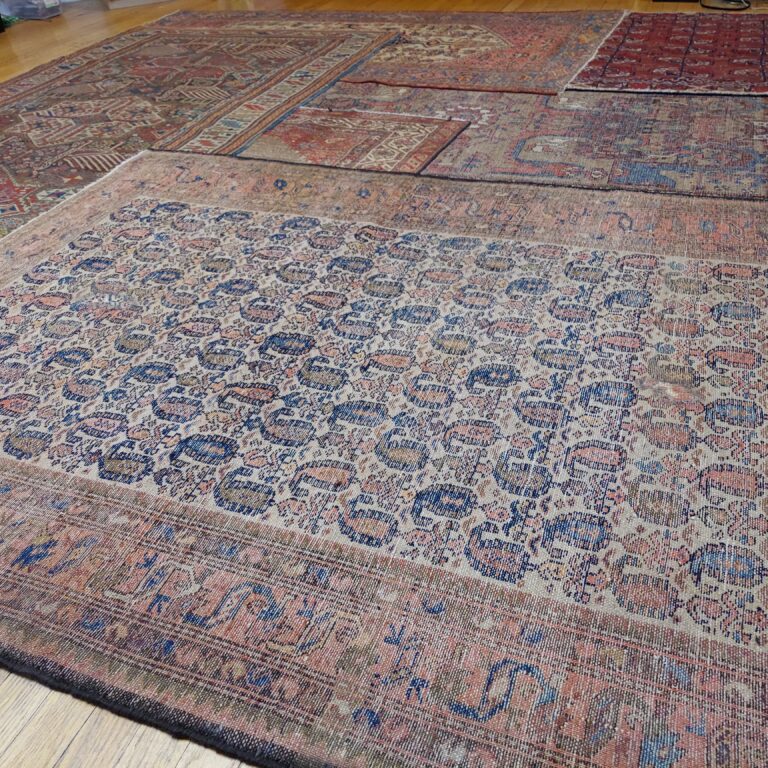 fire damaged rug restoration