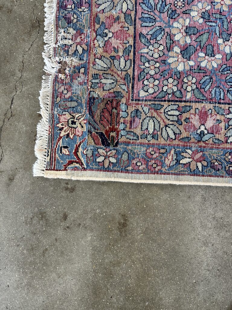 reweaving vs patching rug