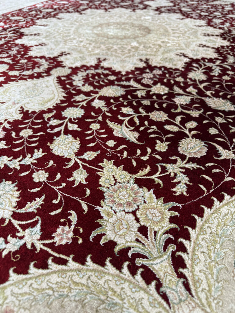 silk vs wool rug